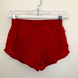 Lululemon hotty hot shorts size 4